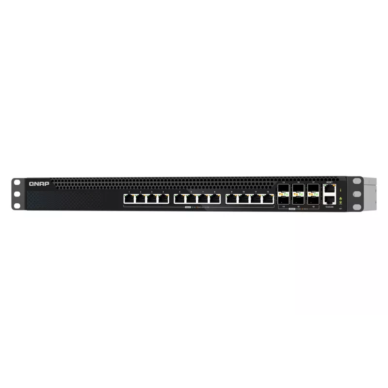 Switch de red gestionado L3 QNAP QSW-M5218-6F12T, Ethernet 10G, rack 1U