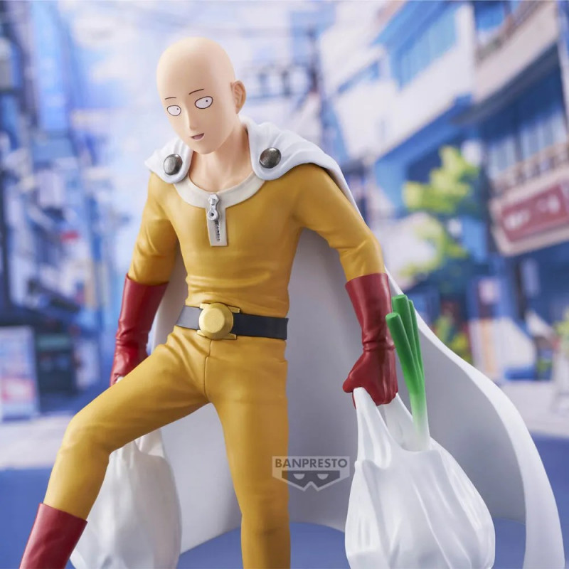Figura coleccionable Bandai Banpresto One Punch Man Life - Saitama (BP29877P)