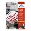 Etiquetas autoadhesivas para placas de identificación Avery Zweckform L4727-20, 90 x 54 mm, blancas