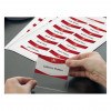 Etiquetas autoadhesivas para placas de identificación Avery Zweckform L4727-20, 90 x 54 mm, blancas