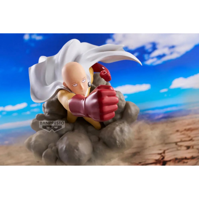 Figura coleccionable Bandai Banpresto One Punch Man Diorama - Saitama (BP30038P)