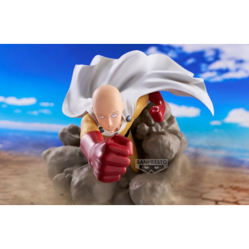 Figura coleccionable Bandai Banpresto One Punch Man Diorama - Saitama (BP30038P)