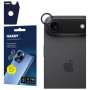 3MK HARDY Lens Protection Pro cristal protector para la lente de la cámara del Apple iPhone Air, negro