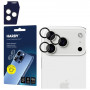Cristal protector para lente de cámara 3MK HARDY Lens Protection Pro para Apple iPhone 17 Pro / 17 Pro Max, negro