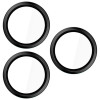 Cristal protector para lente de cámara 3MK HARDY Lens Protection Pro para Apple iPhone 17 Pro / 17 Pro Max, negro