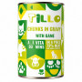 Comida húmeda para perros TILLO Chunks in gravy Game, 1250 g