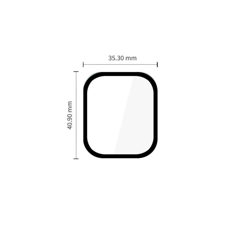 Tech-Protect Glass Flex+ Huawei Watch Fit 5 Pro vidrio híbrido, negro (2 uds.)