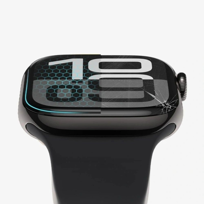 Cristal híbrido Tech-Protect Glass Flex+ para Huawei Watch GT Runner 2 (2 uds.), Negro