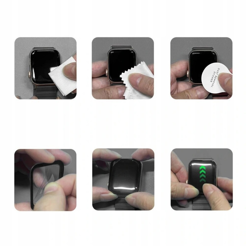 Tech-Protect Glass Flex+ Vidrio híbrido para Huawei Watch 5 42 mm (2 uds.), Negro