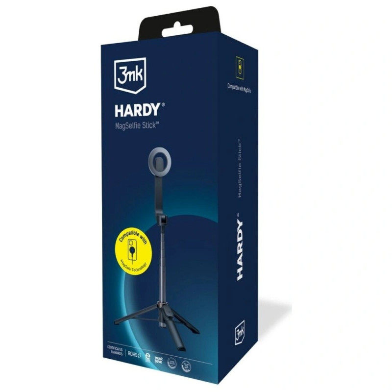 Palo selfie 3MK HARDY MagSelfie, negro