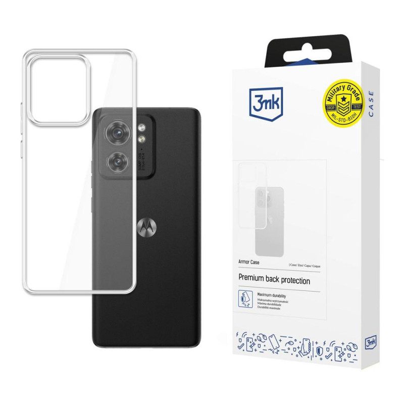 Funda 3MK Armor Case para Motorola Edge 40, transparente
