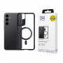 Funda para smartphone 3MK Satin Armor MagCase 156089-0 MagSafe para Samsung Galaxy S24+, transparente