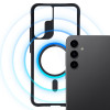 Funda para smartphone 3MK Satin Armor MagCase 156089-0 MagSafe para Samsung Galaxy S24+, transparente
