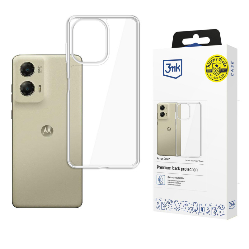 Funda para smartphone 3MK Armor Case para Motorola Moto G Stylus 2024, transparente