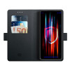 Funda cartera 3MK Wallet Case para Oppo Reno 10 Pro 5G, negra