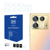 Protector de lente de cámara de cristal híbrido 3MK Lens Protection para Infinix Note 40 (4 uds.), transparente