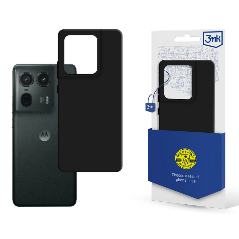 Funda 3MK Matt Case para Motorola Moto Edge 50 Ultra, negra