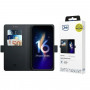 Funda cartera 3MK para Apple iPhone 16 Plus, negra
