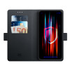 Funda cartera 3MK para Samsung Galaxy S24+, negra