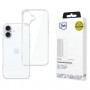 Funda transparente 3MK Clear Case para Apple iPhone 16, transparente