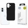 Funda 3MK Matt para Apple iPhone 16 Plus, negra