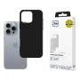 Funda 3MK Matt para Apple iPhone 16 Pro, negra