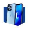 Funda 3mk Satin Armor Case+ para Apple iPhone 16 Pro Max, transparente con marco negro