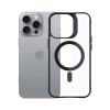 Funda 3mk Satin Armor MagCase con MagSafe para Apple iPhone 16 Pro Max (W-3SAMaCa-AiP16PM-0), Transparente con Marco Negro