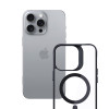 Funda 3mk Satin Armor MagCase con MagSafe para Apple iPhone 16 Pro Max (W-3SAMaCa-AiP16PM-0), Transparente con Marco Negro