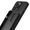 Funda de silicona 3mk para Apple iPhone 16 Pro Max, negra