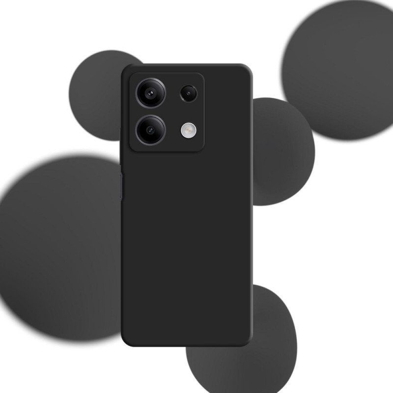 Funda de silicona 3mk para Xiaomi Redmi Note 13 5G, negra