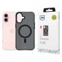 Funda 3mk Smoke MagCase con MagSafe para Apple iPhone 16 (W-3SmoMaCa-AiP16-0), semitransparente