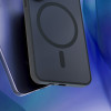 Funda 3mk Smoke MagCase con MagSafe para Apple iPhone 16 (W-3SmoMaCa-AiP16-0), semitransparente