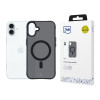 Funda 3mk Smoke MagCase con MagSafe para Apple iPhone 16 Plus (W-3SmoMaCa-AiP16Plu-0), semitransparente