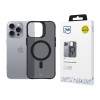 Funda 3mk Smoke MagCase con MagSafe para Apple iPhone 16 Pro Max (W-3SmoMaCa-AiP16PM-0), semitransparente