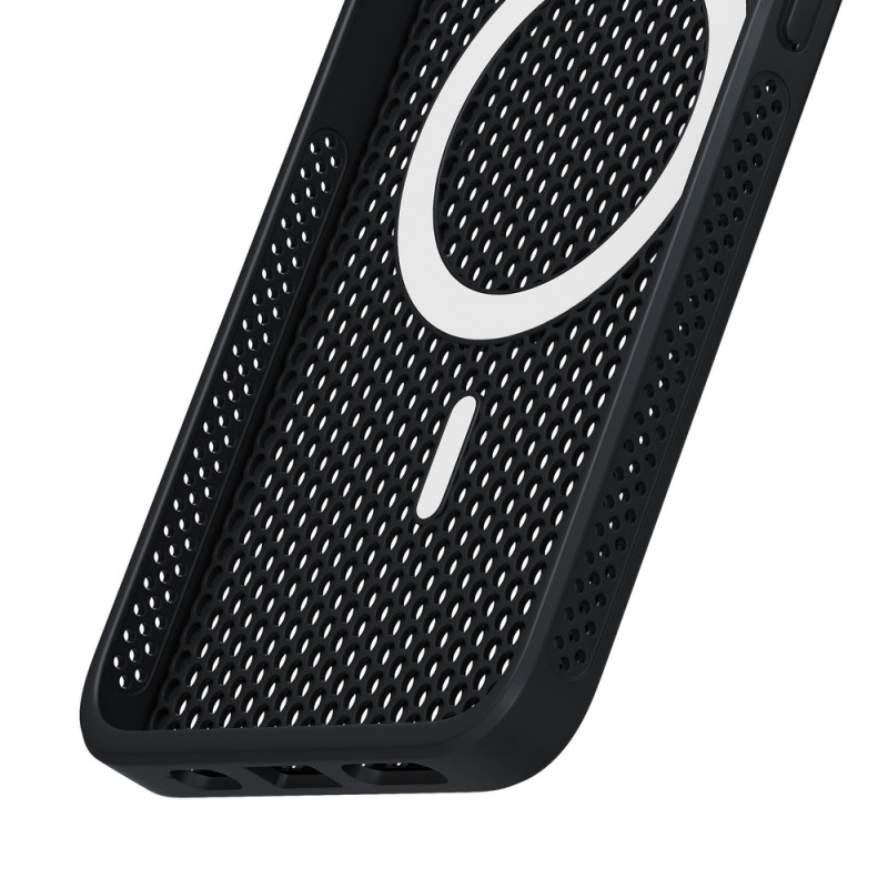 Funda 3mk COOLing MagCase para Apple iPhone 16, negra