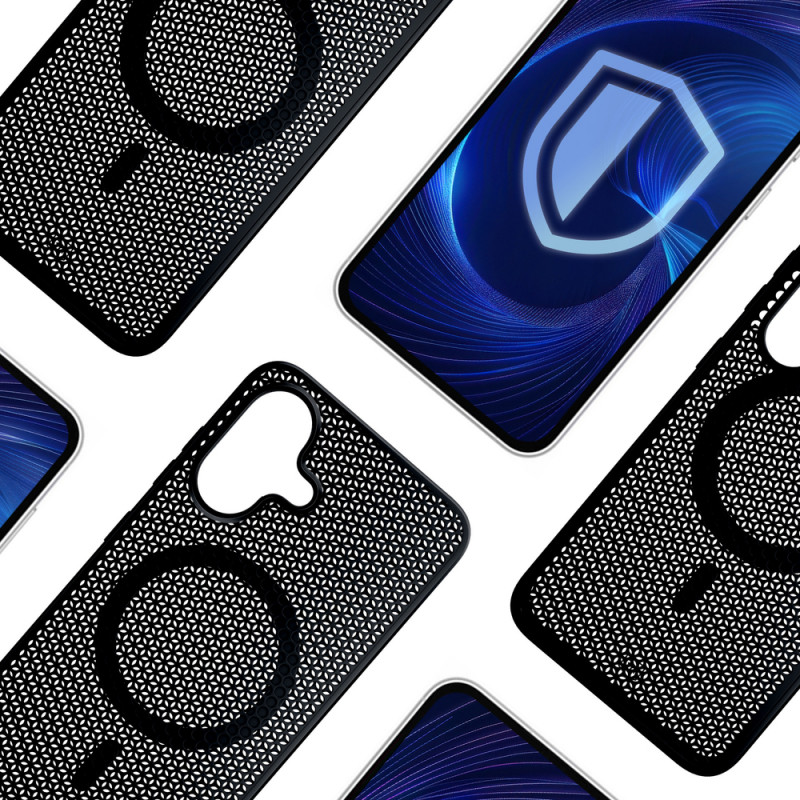 Funda 3mk COOLing MagCase para Apple iPhone 16, negra