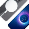 Funda 3mk Clear MagCase para Apple iPhone 16 Pro Max, Transparente