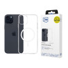 3mk Clear MagCase para Apple iPhone 15 Plus, Transparente