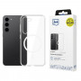 Funda 3mk Clear MagCase para Samsung Galaxy S24+, transparente