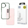 Funda protectora 3MK Satin Armor Case+ para Apple iPhone 16, verde