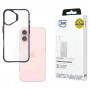 Funda protectora 3MK Satin Armor Case+ para Apple iPhone 16, morada