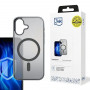 Funda 3MK Frosty MagCase para Apple iPhone 16 Plus, negra