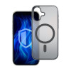 Funda 3MK Frosty MagCase para Apple iPhone 16, negra