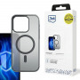Funda 3MK Frosty MagCase para Apple iPhone 16 Pro Max, negra