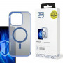 Funda 3MK Frosty MagCase para Apple iPhone 15 Pro, azul