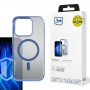 Funda 3MK Frosty MagCase para Apple iPhone 16 Pro Max, azul