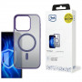 Funda para smartphone 3MK Frosty MagCase MagSafe para Apple iPhone 13 Pro, morada