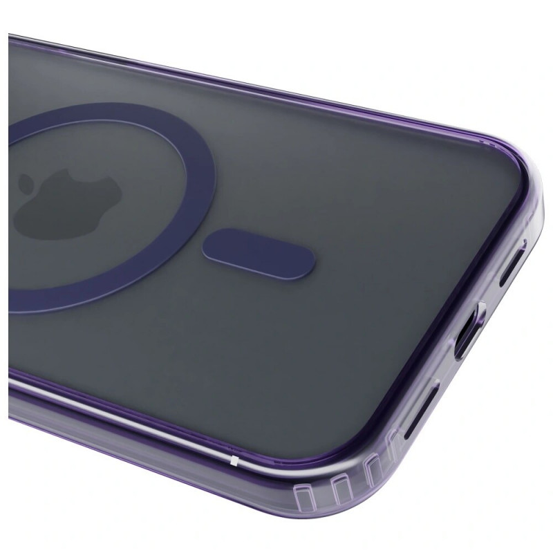 Funda para smartphone 3MK Frosty MagCase MagSafe para Apple iPhone 13 Pro, morada