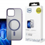 Funda para smartphone 3MK Frosty MagCase MagSafe para Apple iPhone 15 Plus, morada